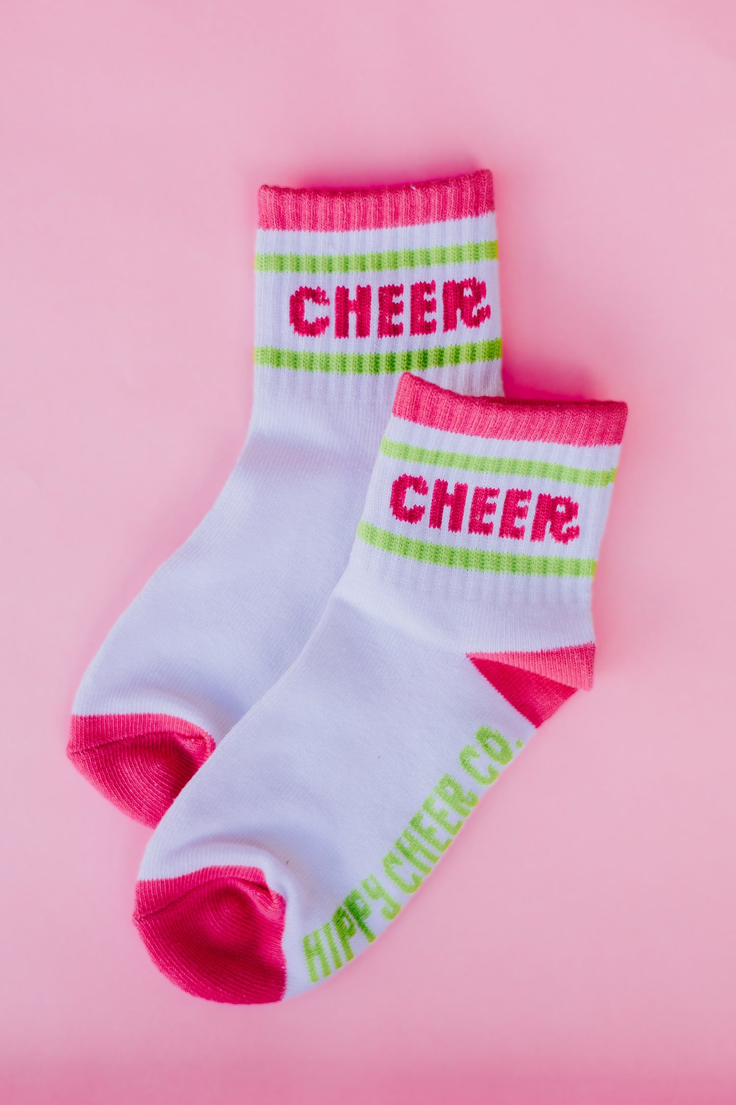 Pink + Green Socks