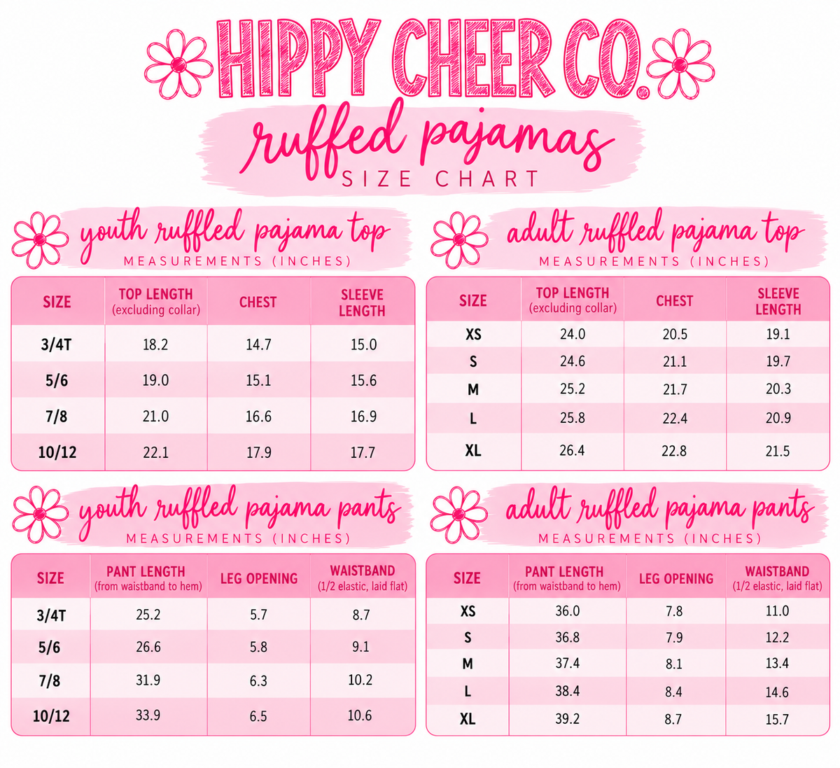 PRE-ORDER: Youth Santa's Favorite Cheerleader | Ruffle Bamboo Pajama Set (EXPECTED SHIP DATE 12/15)