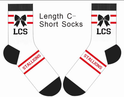 LCS Socks (White: 5-8 #7 8-12 #10 AS #8 AL #4) (Black: 5-8 #2 8-12 #3 AS #4 #AL #4)