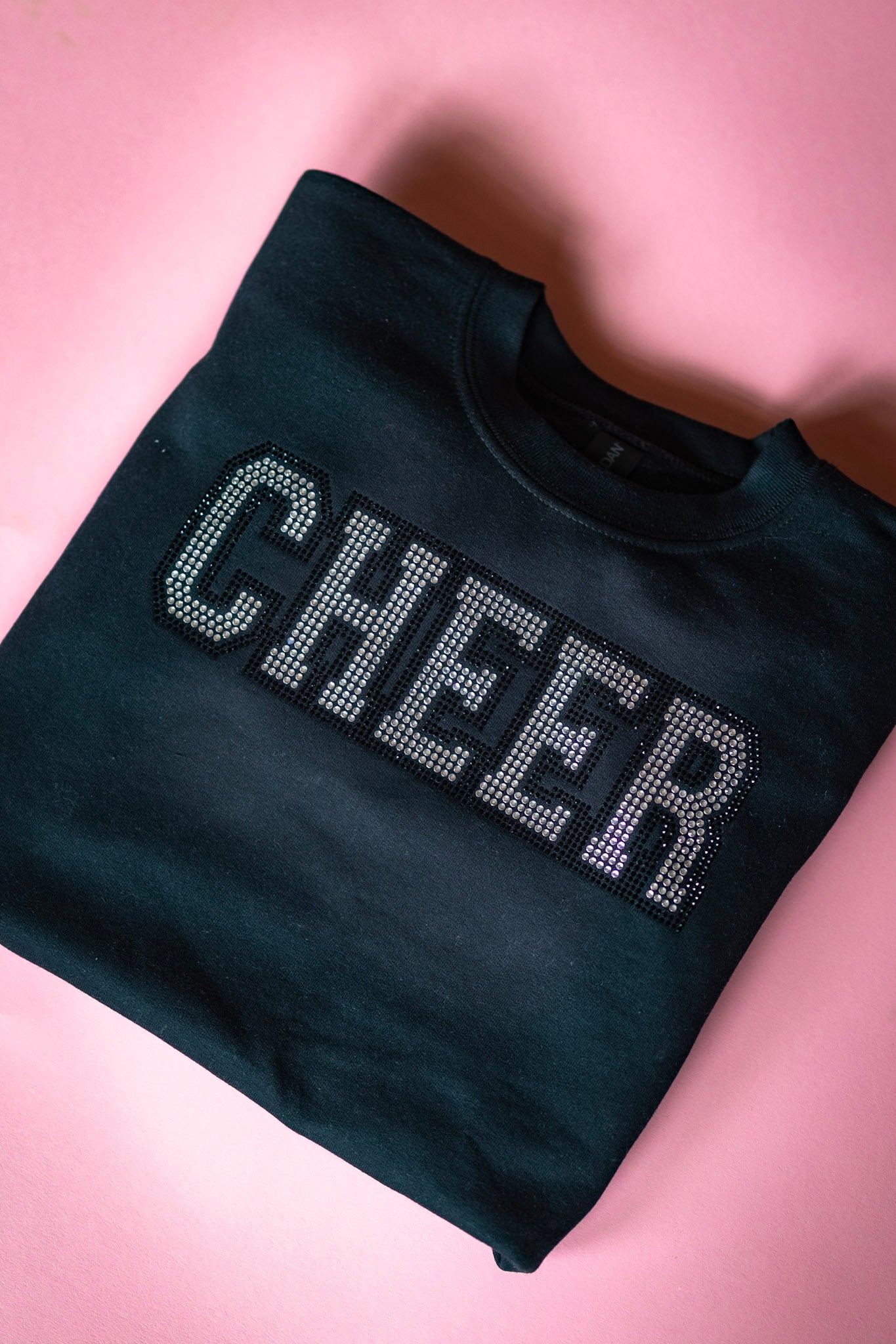 Cheer Rhinestone Crewneck