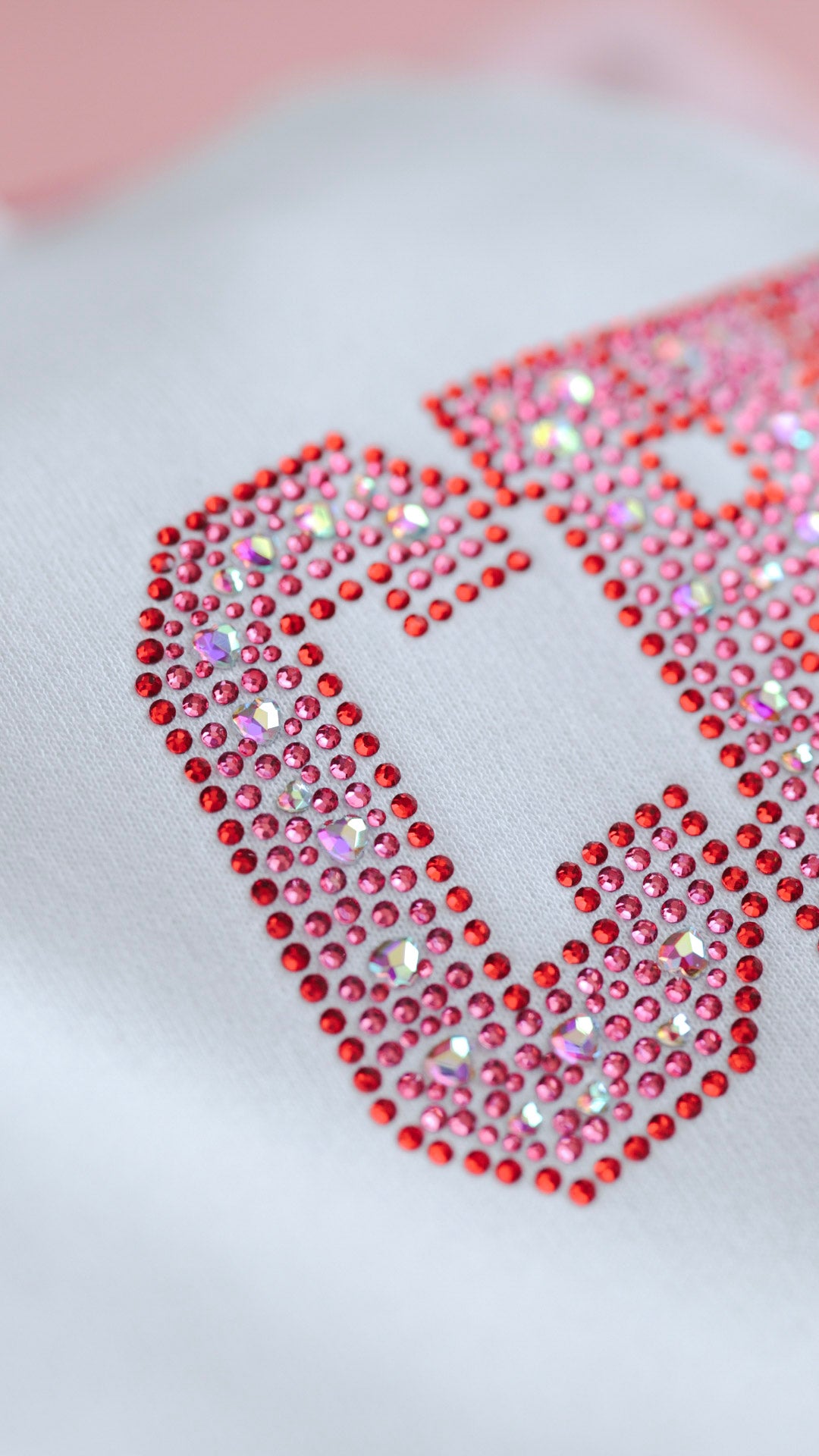 Cheer Heart Rhinestone Crewneck