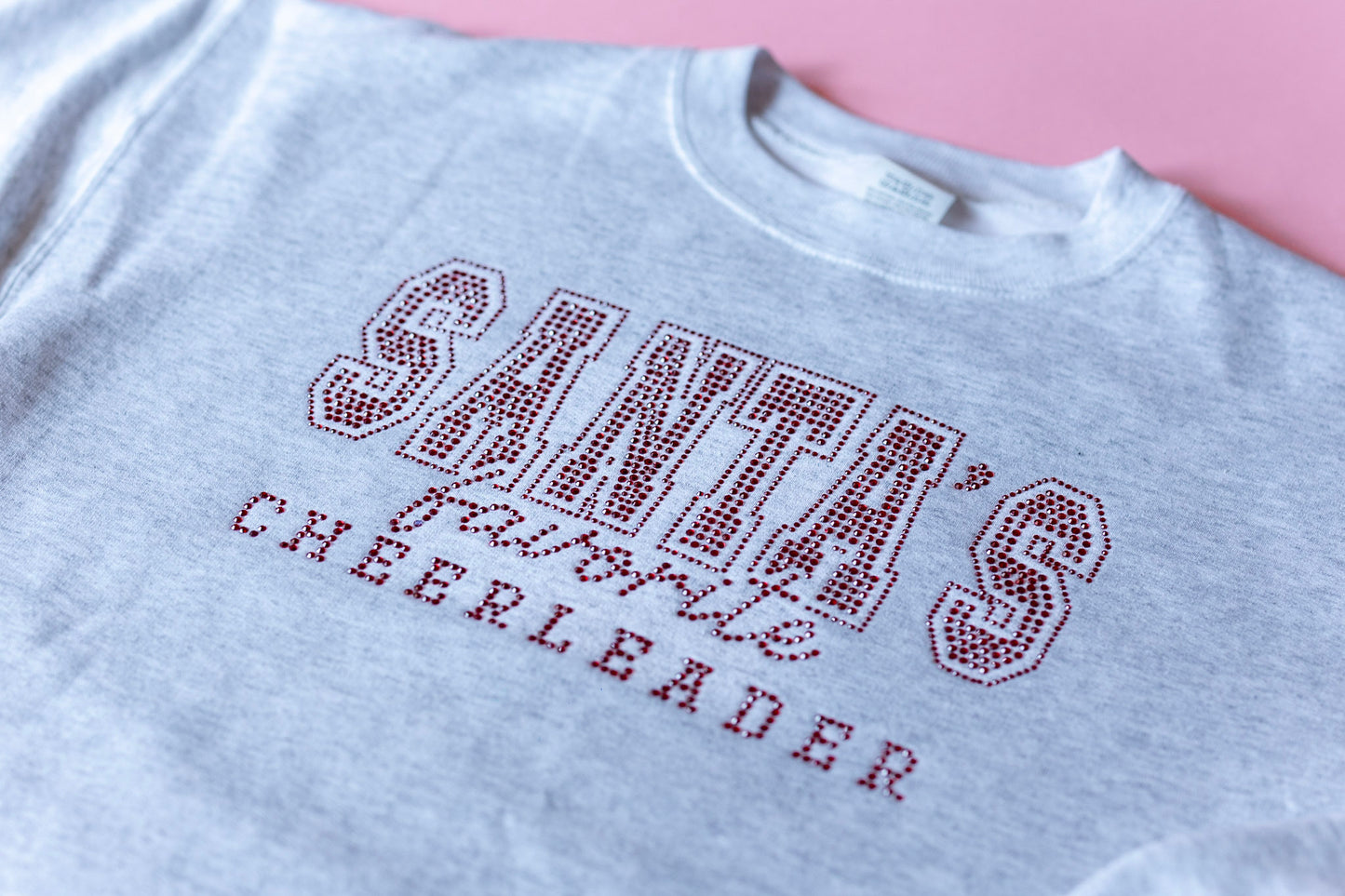 Santa Rhinestone Crewneck