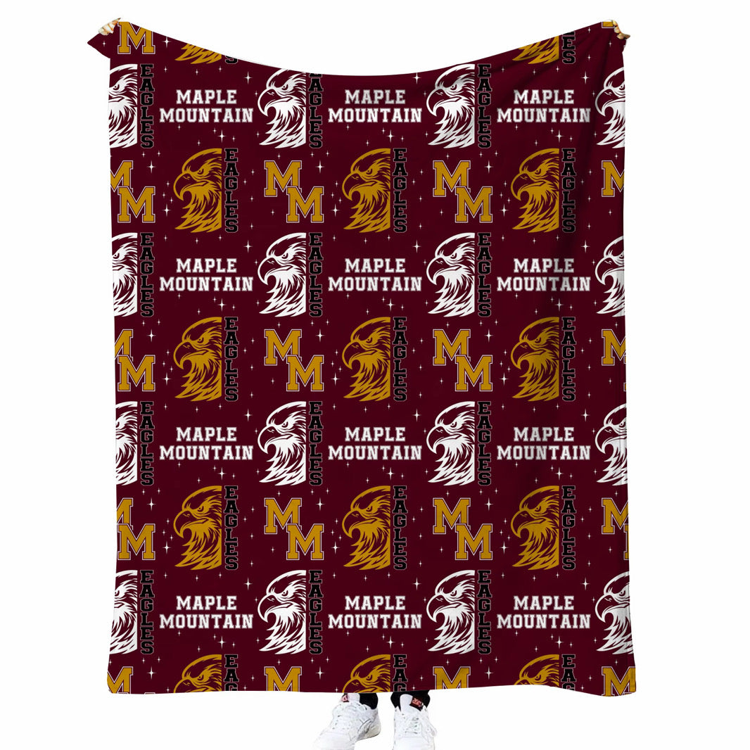 Maple Mountain 60”x80” Micro-fleece Blanket