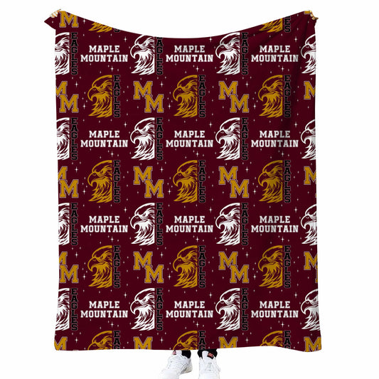 Maple Mountain 60”x80” Micro-fleece Blanket