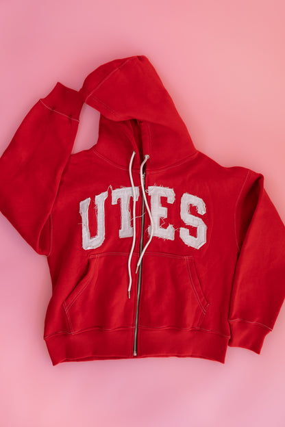 UTES Distressed Varsity Sweatsuit Set (PRE ORDER Closes 11/1 will ship by 12/7)