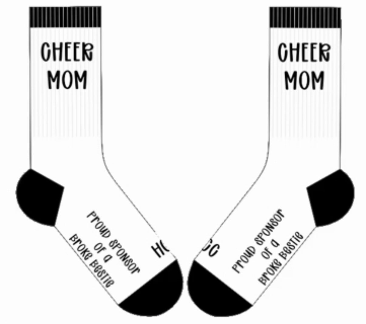 Cheer Mom Crew Socks