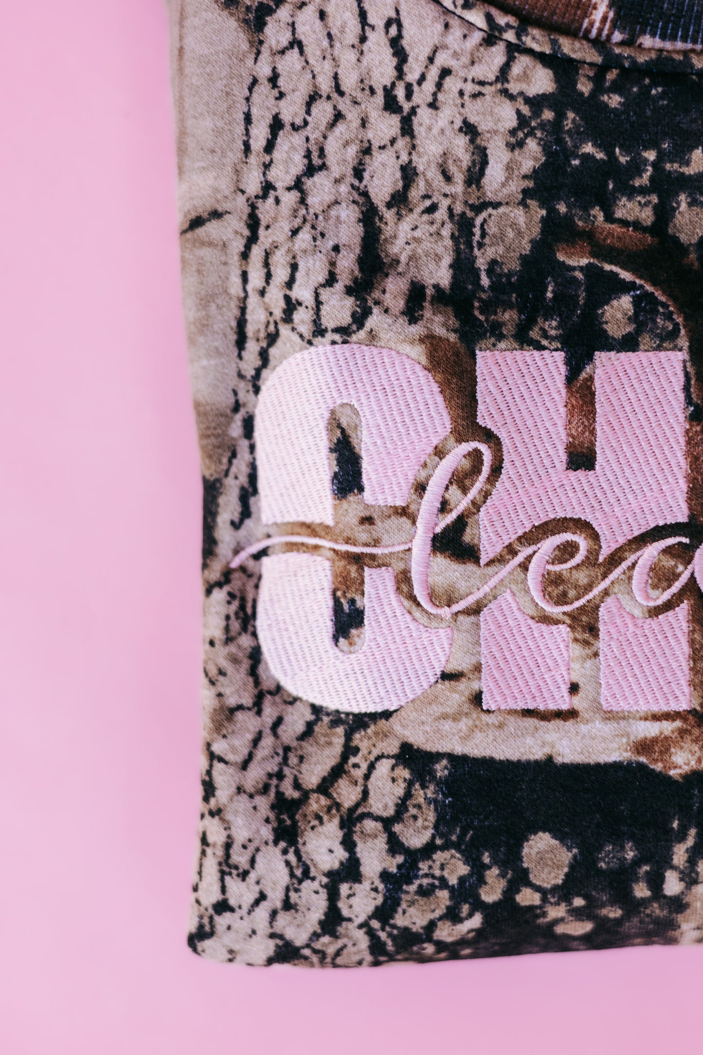 PRE-ORDER CAMO EMBROIDERED CREWNECK