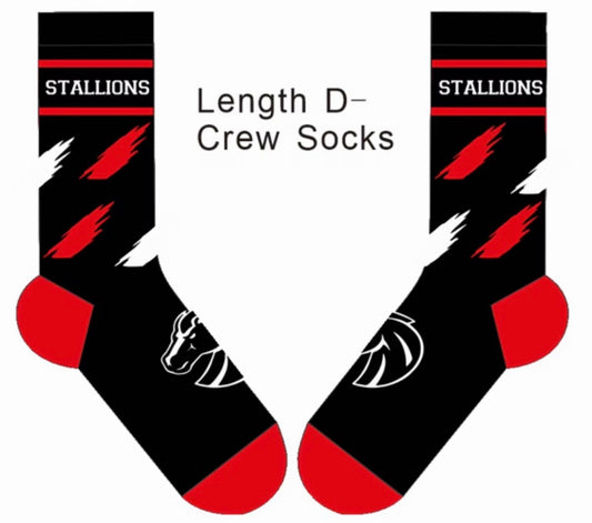 LCS Socks (White: 5-8 #7 8-12 #10 AS #8 AL #4) (Black: 5-8 #2 8-12 #3 AS #4 #AL #4)